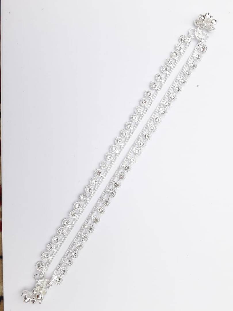 Silver German Silver Anklet